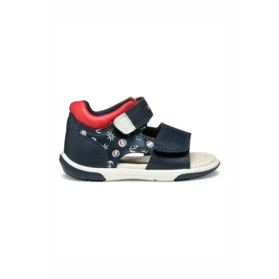 Imagen de Geox Zapito Sandalias de senderismo para niños, Talla: 21, Navy red Zapatos