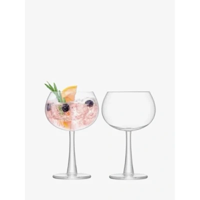 Imagen de Lsa Copa de Vidrio para Ginebra, Transparente, 420ml, Cristal, 2 Unidad (Paquete 1),