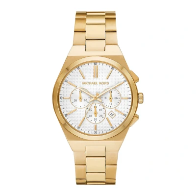 Imagen de Michael Kors Lennox Watch Reloj goldcoloured, Hombre, Talla: One Size, Gold coloured