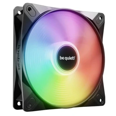 Imagen de be quiet! Light Wings LX 120mm PWM high speed ventilador, núcleo iluminado y aspas de ventilador esmeriladas, efectos iluminación inconfundibles, múltiples colores, presión aire extraordinaria