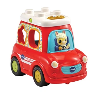 Imagen de VTech Mi Coche de Figuras Juguete para bebé +12 Meses Vehículo Interactivo con encajables Más 60 Canciones, melodías, Frases y Sonidos Versión ESP Multicolor