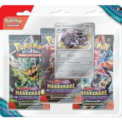 Imagen de Pokémon Sammelkartenspiel Pack de 3, Color knattatox (189 45882)