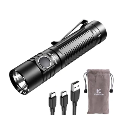 Imagen de klarus G15 Linterna LED Recargable 4200 Lúmenes Ultra Brillante Compacta 5000 mAh Batería EDC de Larga Duración e Interruptor Lateral
