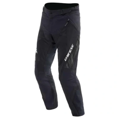 Imagen de Dainese Drake 2 Air Absoluteshell Pants, Pantalones de moto Impermeables, Ventilados, con Rodilleras Extraíbles, Hombre, Negro/Negro, 50