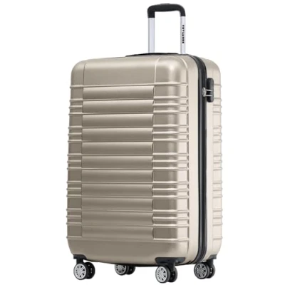 Imagen de TRVLMORE Maletas de Viaje Cabina Maleta 55x40x20 Malas Viagem Mano Trolley Mala Pequeña con Ruedas Champán