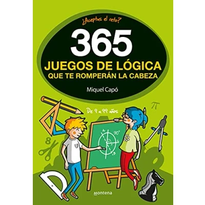 Imagen de 365 Enigmas y juegos de lógica que te romperán la cabeza: acertijos para niños niñas (No ficción ilustrados)