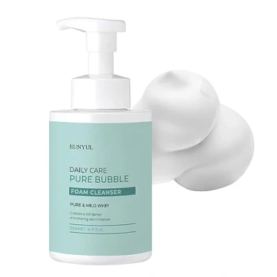 Imagen de EUNYUL espuma Limpiadora De Burbujas Daily Care Pure 500ml Cuidado La Piel Coreano Gran Tamaño Limpiador facial en