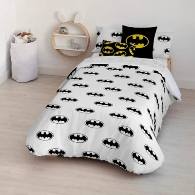 Imagen de BELUM Funda Nórdica Batman Modelo Basic con Botones 100% algodón de Calidad (Cama 180 (260x240 cm))