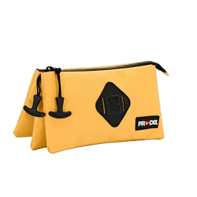 Imagen de Prodg Smart Triple Estuche escolar para niños, Talla: One Size, Amarillo
