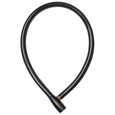 Imagen de ABUS Candado de Cable 3406K acero 55 mm longitud con revestimiento plástico para bicicletas nivel seguridad 1 Negro
