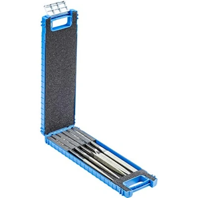 Imagen de Pferd Juego de 5 Limas Handy Diamante Diferentes Formas Df2627 D181, Longitud 215 millimeters, Grano D 181, en Estuche Plástico