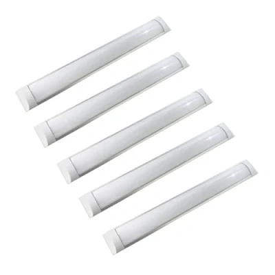 Imagen de Jandei Regletas LED Slim Con Tiras de Integradas, 1200 mm, 36W, Lámparas para Zonas Trabajo, Industriales, Hogares (5 unidades, Blanco Neutro 4200K)