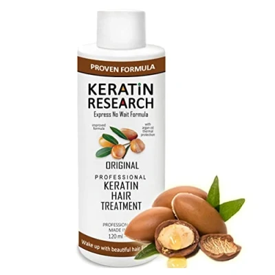 Imagen de Complex Brazilian Queratina blowout Hair Treatment 120 ml Professional Results straightens and smooths