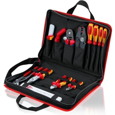 Imagen de Knipex Bolsa portaherramientas &quot;Compact&quot; Eléctrico de 14 piezas 00 21 11