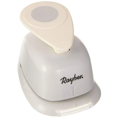 Imagen de Rayher Paper Craft Punch, Circle Lever Punch for Card Making and Scrapbooking, 1.9cm, 3/4&#039;&#039;, 69083000