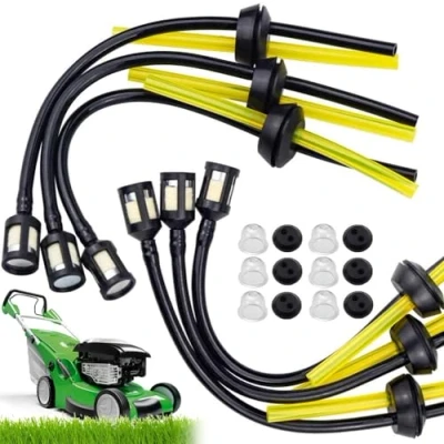 Imagen de Juego de 6 mangueras gasolina, juntas universales filtro kit para desbrozadora, cortasetos, podadora 3 x 5 mm