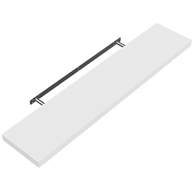 Imagen de CASARIA Estantería para Pared Baldas Flotantes 110cm Fijación Invisible Repisa Multiusos Estante Madera
