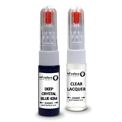 Imagen de SD COLORS AZUL CRISTAL PROFUNDO 42M compatible con MAZDA Nuevo Kit de reparación bolígrafos pintura retoque 20 ML SCRATCH CHIP CEPILLOS CODE COLOR DEEP CRYSTAL BLUE (PINTURA+LACQUER)