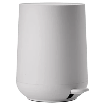 Imagen de Zone Denmark 331979 papelera 3 L Alrededor Acrilonitrilo butadieno estireno (ABS) Gris Cubo de basura (3 L, Alrededor, (ABS), Gris, Pedal, 20,5 cm)