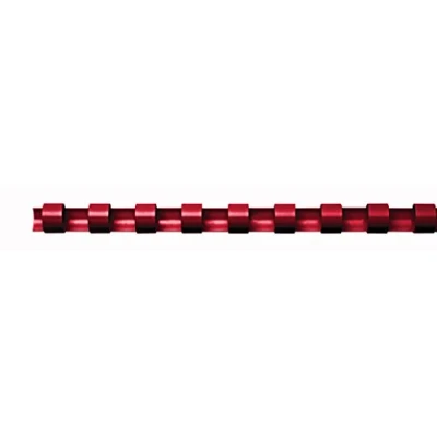 Imagen de Fellowes 5332202 Plastic Binding Backs, Diameter 16 mm, Pack of 25, Red