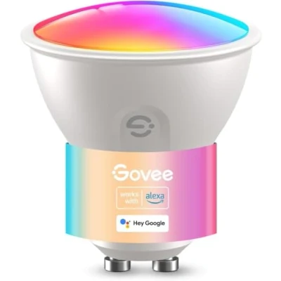 Imagen de Govee Bombilla LED Inteligente WiFi GU10, RGBWW Compatible con Alexa y Google Assistant, 450LM 16 Millones de Colores Regulable 64 Escenas Dinámicas Sincronización Música, Paquete 2