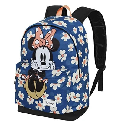 Imagen de Karactermania Minnie Mouse Happy Field Mochila escolar para niños, Talla: One Size, Azul oscuro