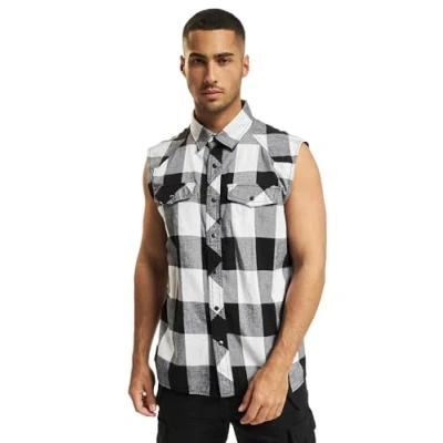 Imagen de Brandit Top, Hombre, Talla: Small, White/black