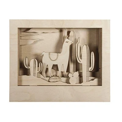 Imagen de Rayher Juego de construcción Madera, Naturaleza, 24x20x6,9 cm