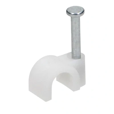 Imagen de Miratic Recoge Cables Sujeta de 100 Piezas Grapas Cable Pared Clips Holder para Diferentes Tamaños Ø: 4/6 / 7/8 10/12 mm (Ø 6 mm)