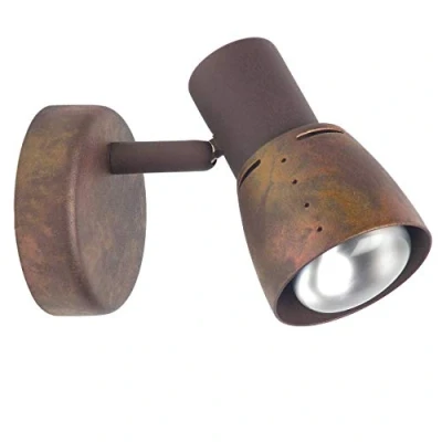 Imagen de Brilliant lámpara lava pared spot cobre viejo 1x R50, E14, 40W, adecuado para lámparas reflectoras (no incluidas) Escala a ++ E Cabeza giratoria