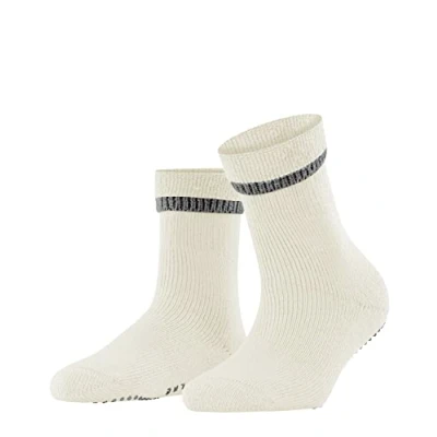 Imagen de FALKE Cuddle Pads W HP algodón lana puños en la suela 1 par, Calcetines para casa Mujer, Blanco (Off White 2049), 35 38