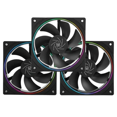Imagen de Thermalright TL S12R X3 ventilador de CPU (120 mm, incluye iluminación ARGB, con velocidad 1500 rpm, silencioso, para PC, PWM, silencioso)