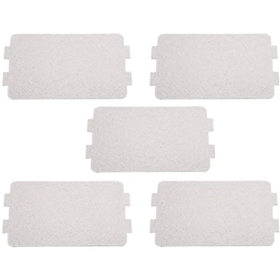 Imagen de PIQIUQIU 5 Unids Microondas Horno Hoja De Placa Mica Guía Onda Reemplazo Reparación 116 x 64 mm