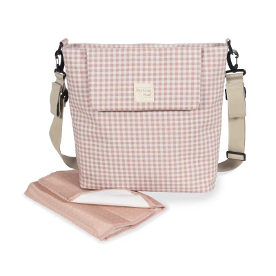 Imagen de Bolsa Canastilla I love Vichy Rosa