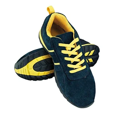 Imagen de REIS Brnicaragua37 Zapatos Seguros, Azul Oscuro Amarillo, Talla 37