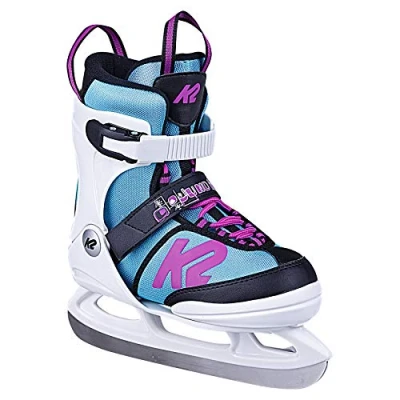 Imagen de K2 Juno Ice Patines en línea para niña, Talla 29 34 25D0304.1.1.1.S, Color Blanco y Azul Claro,