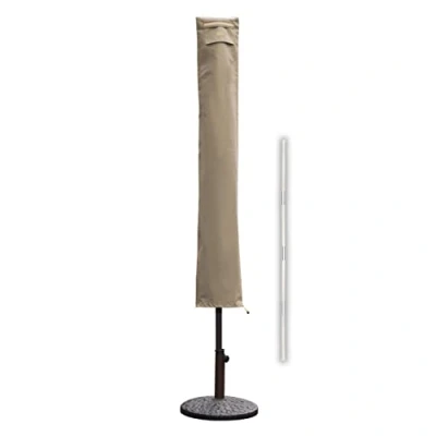 Imagen de Sekey Carcasa para diámetro 300 cm sombrilla, Dos Cubiertas 100% poliéster,Taupe