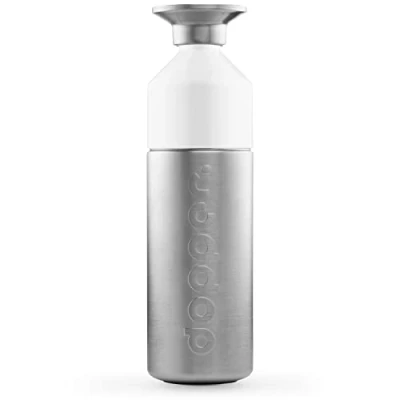 Imagen de Dopper Steel 800ml Botella de Agua Acero Inoxidable Reutilizable sin BPA, 18/8 Deportiva Metal para Uso Deportivo y en la Oficina.