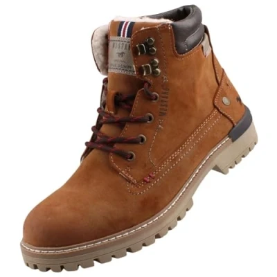 Imagen de Mustang 4142 602, Botas Cortas al Tobillo para Hombre, 360 marrón Medio, 44 EU