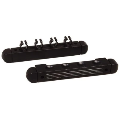 Imagen de GamePoint Premiergames Soporte de pared para 4 colas billar, color negro