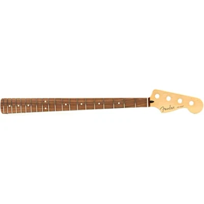 Imagen de Fender® »PLAYER SERIES Jazz Bass® NECK« Mástil para bajo eléctrico Pau Ferro Modern C Profil 20 Medium Jumbo Trastes Skunk Stripe 9.5&quot; Radio de diapasón