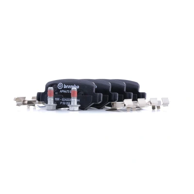 Imagen de BREMBO P 50 058 Juego de pastillas freno excl. contacto avisador desgaste con tornillos pinza accesorios MERCEDES BENZ: Clase A