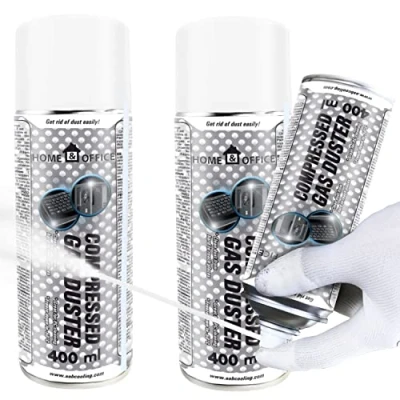 Imagen de AABCOOLING Home&amp;Office Frío Spray Compressed Gas Duster 2x 400ml Efecto frío, Cuidado del motor, Enfriado Directo Hasta 50C, de Coche y moto