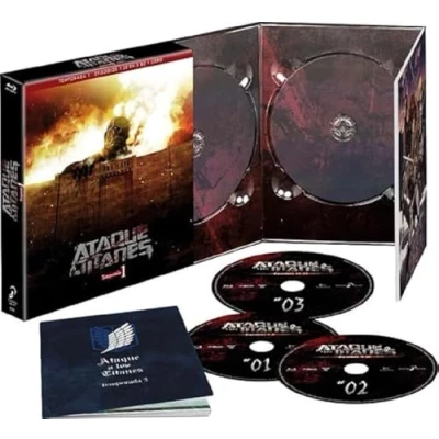 Imagen de Ataque A Los Titanes Temporada 1 Episodios 25 Blu Ray Edición Coleccionista [Blu ray]