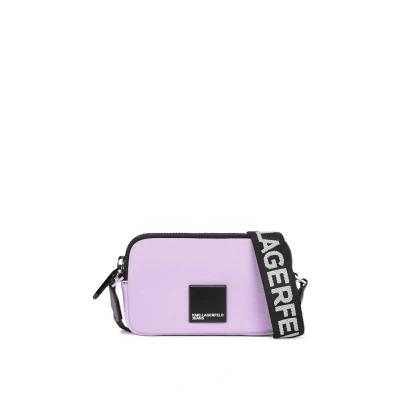 Imagen de Karl Lagerfeld Jeans BOX LOGO MINI Crossbody Bandolera, Mujer, Talla: One Size, Lavendula