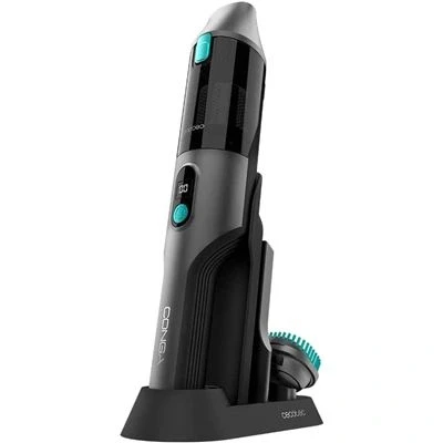 Imagen de Cecotec Aspiradora de Mano Conga Rockstar Micro 15000 Clean&amp;Car. 200 W, Motor Digital, Poder Succión 20 kPa, 2 Modos Potencia, Autonomía 30 Minutos