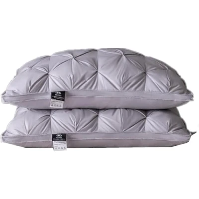 Imagen de CYJAZNHH Inicio Almohadas Ropa de Cama Hotel, Lujo Hotel súper Suave 100% plumón Ganso Blanco 48 X 74 cm(Grijs,2 Count)