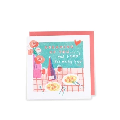 Imagen de Kindred Dreaming Of You And Food Tarjeta de San Valentín