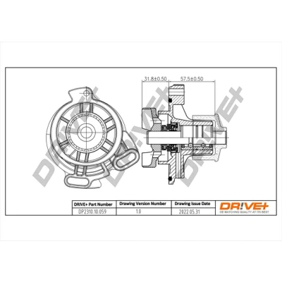 Imagen de Bomba de agua, refrigeración del motor Dr!ve+ DP2310.10.059