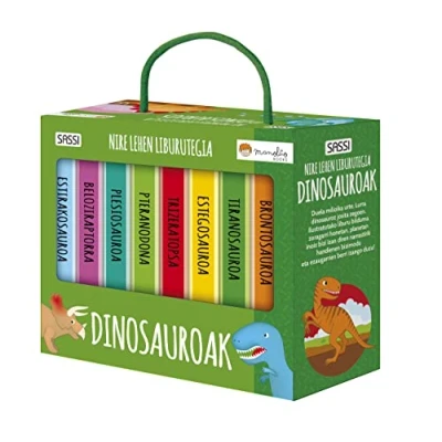 Imagen de Dinosauroak. mi primera biblioteca. (los vehiculos) edic. ilustratua (euskara)